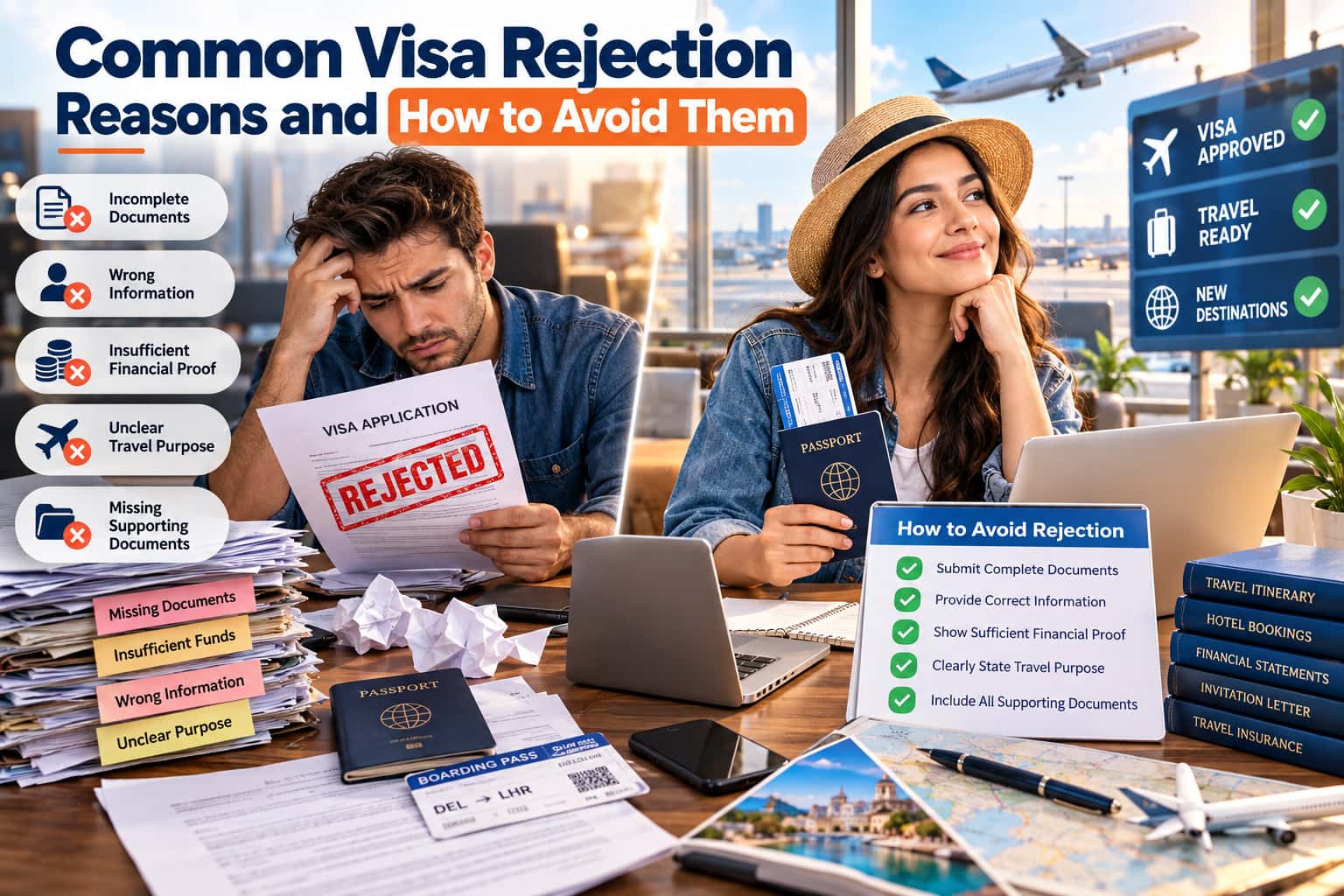 Common Visa Rejection Reasons and How to Avoid Them