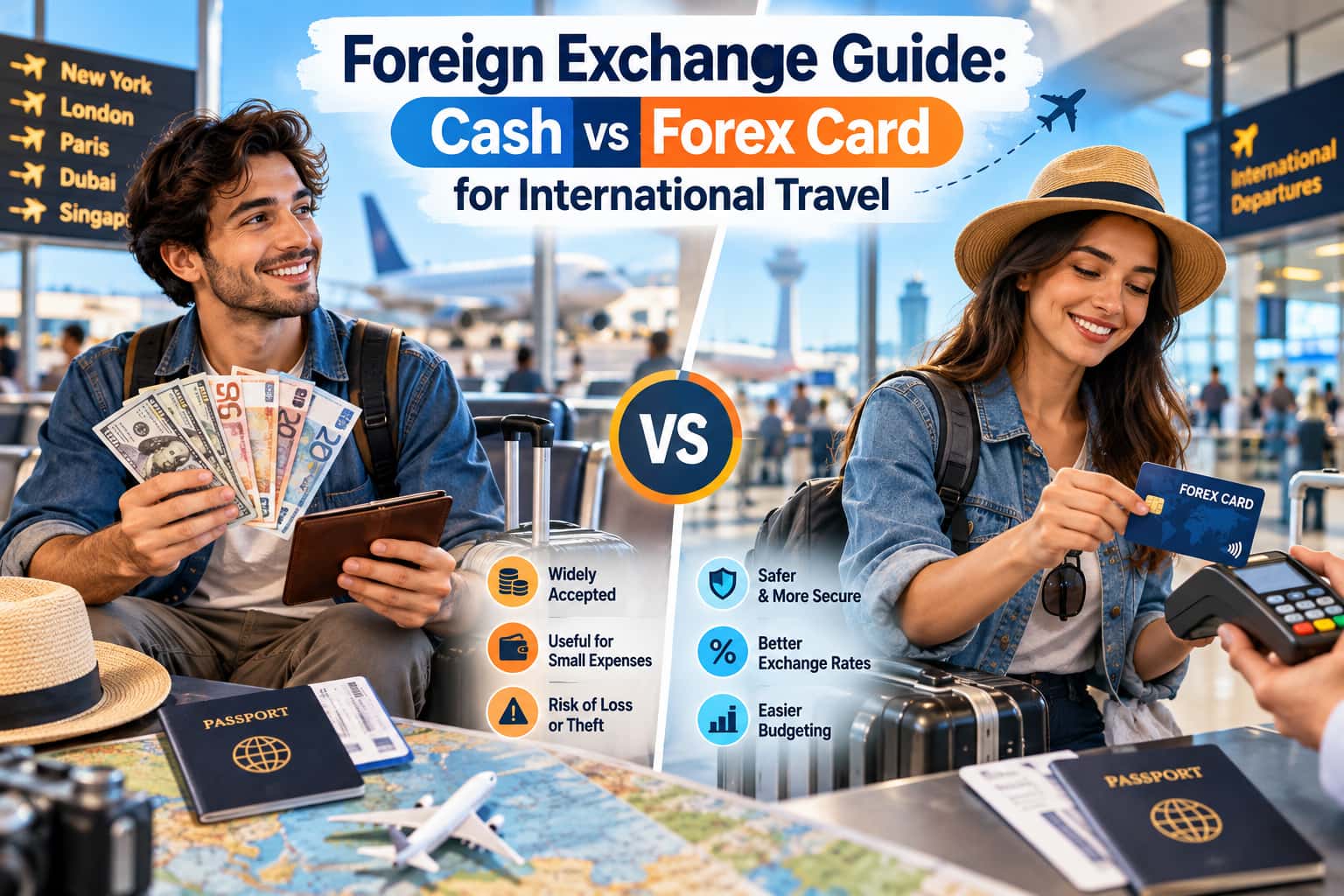 Foreign Exchange Guide: Cash vs Forex Card for International Travel