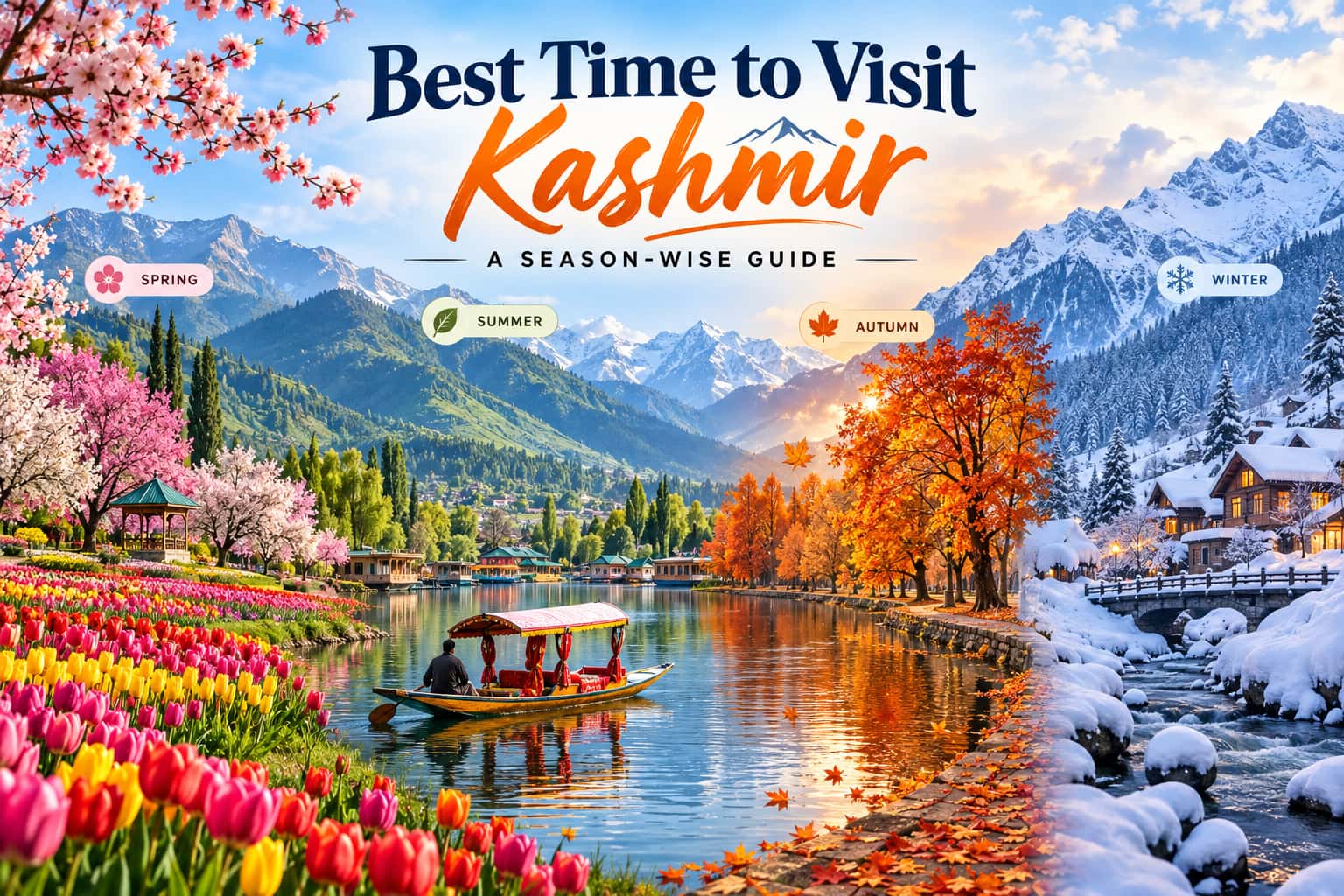 Best Time to Visit Kashmir: A Season-Wise Guide