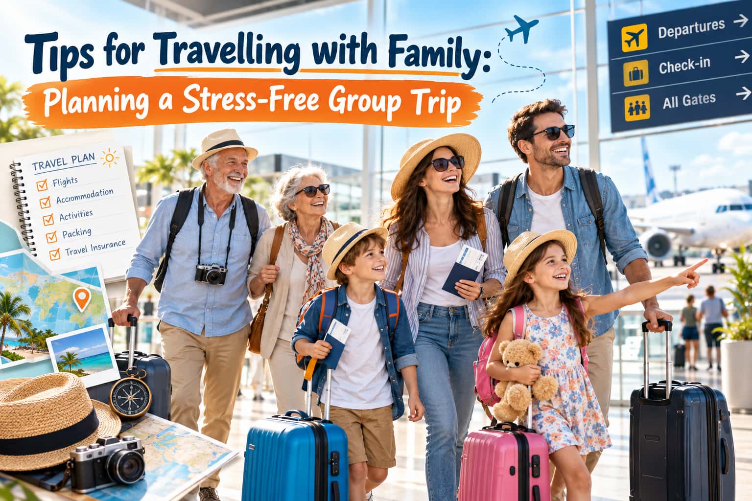 Tips for Travelling with Family: Planning a Stress-Free Group Trip