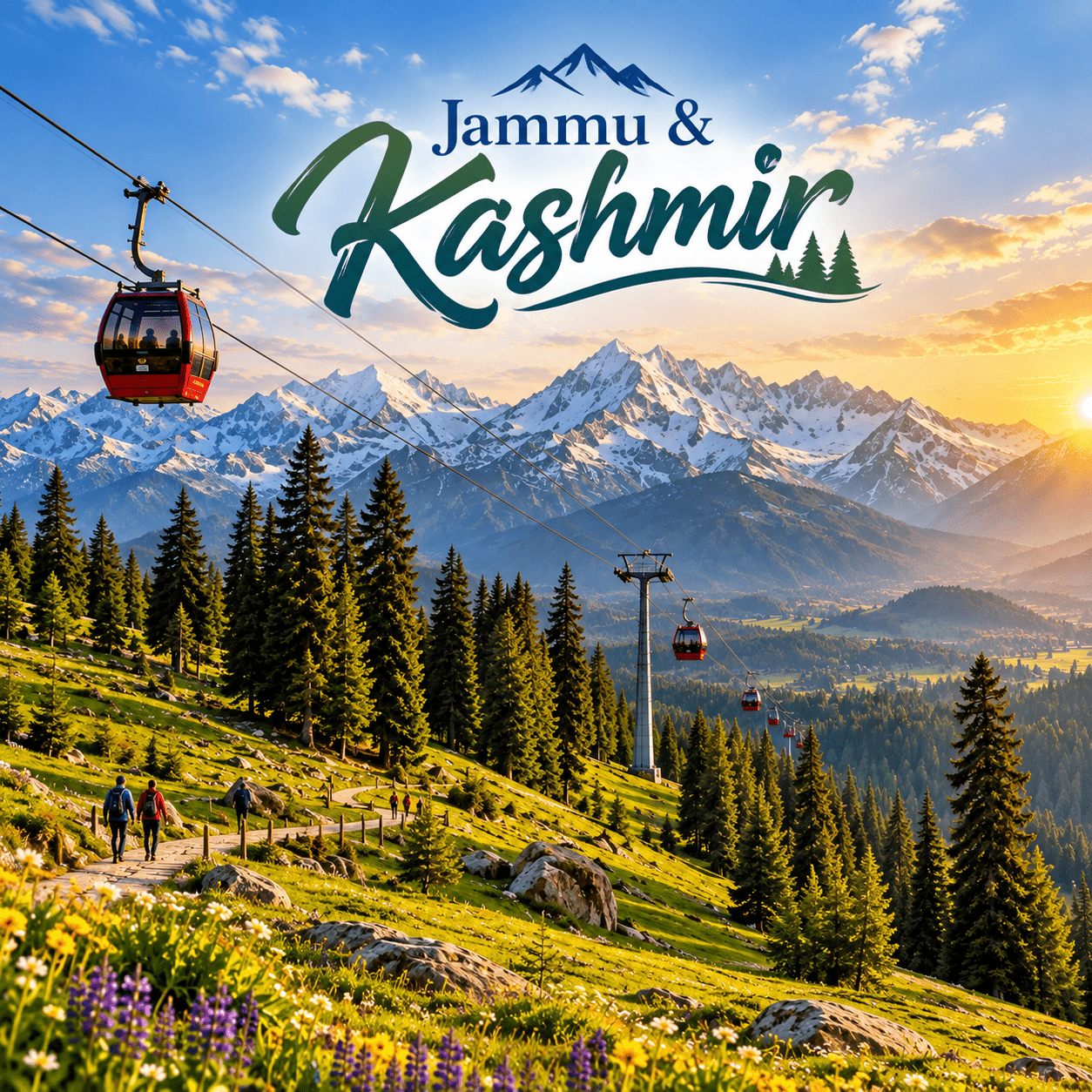 Jammu & Kashmir Tour Package for travellers from Apple Wood, Ahmedabad