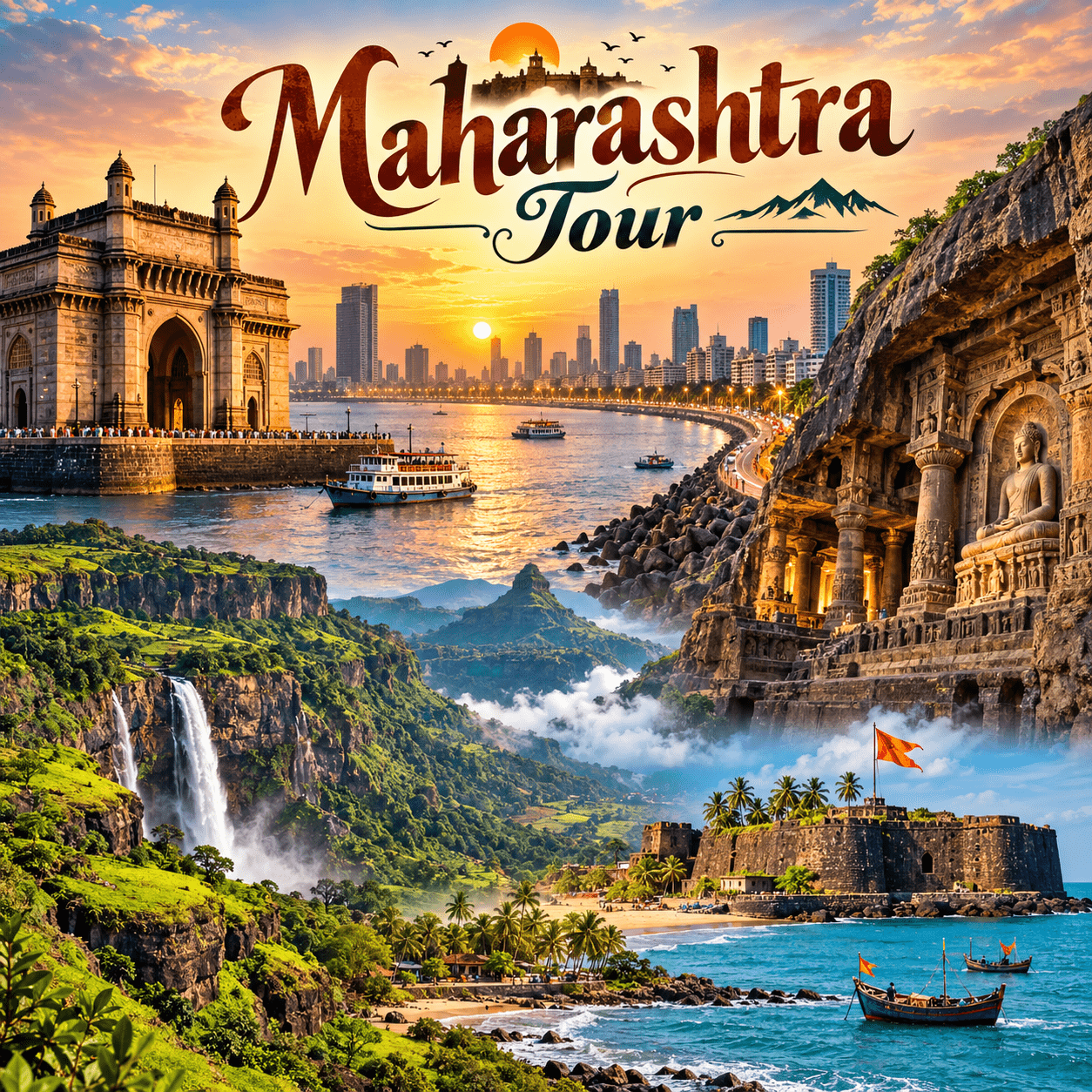 Maharashtra Tour Package for travellers from Prahladnagar, Ahmedabad