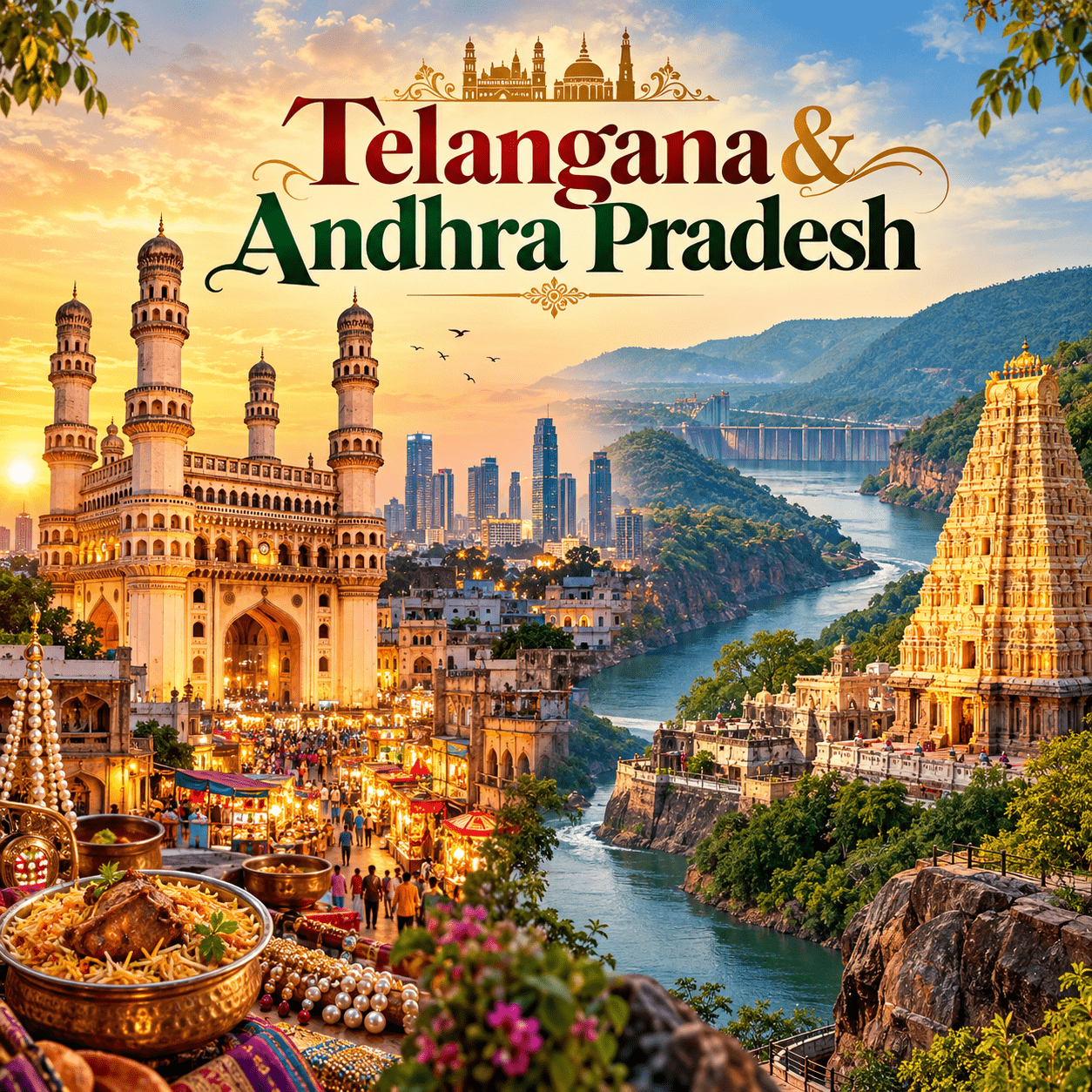 Andhra Pradesh & Telangana Tour Package for travellers from South Bopal, Ahmedabad