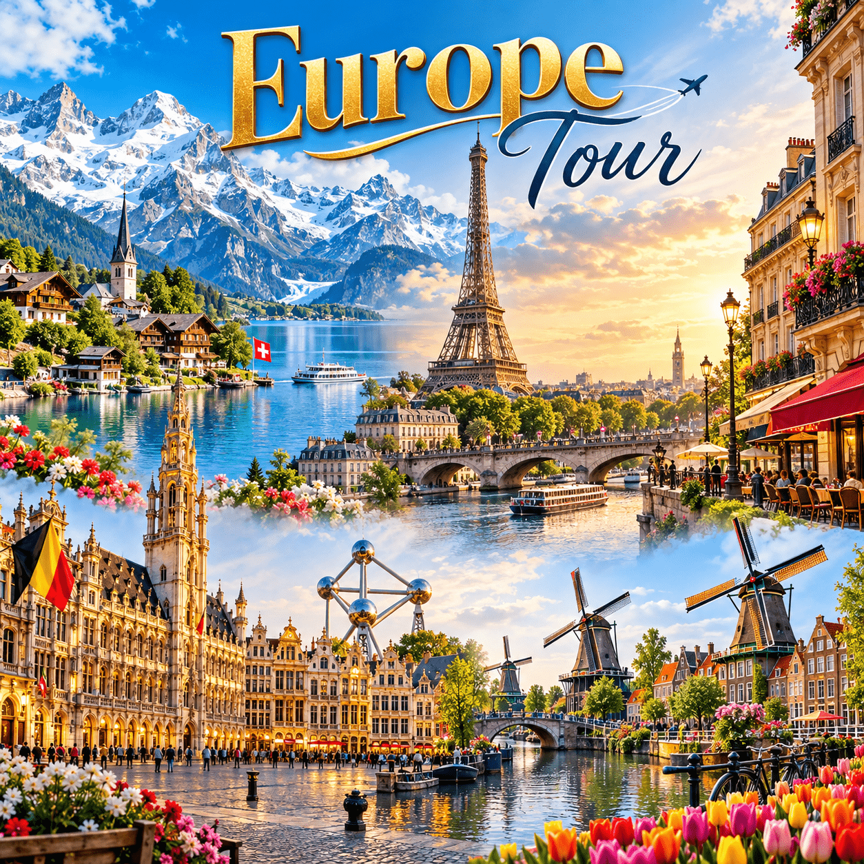 Europe Tour Package for travellers from Ognaj, Ahmedabad