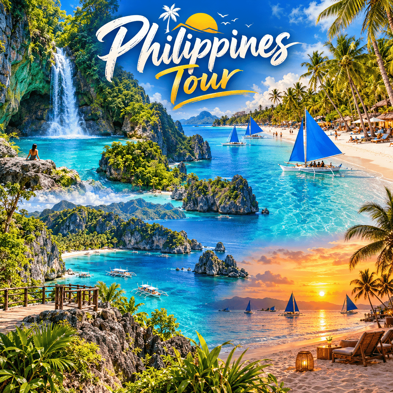 Philippines Tour Package for travellers from Lapkaman, Ahmedabad