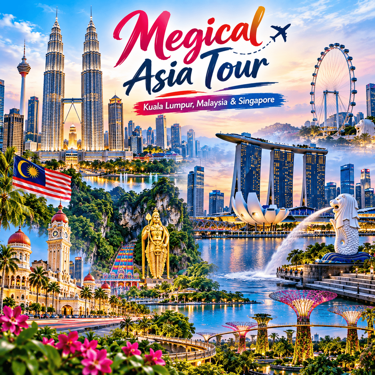 Asia Tour Package for travellers from Bhadaj, Ahmedabad