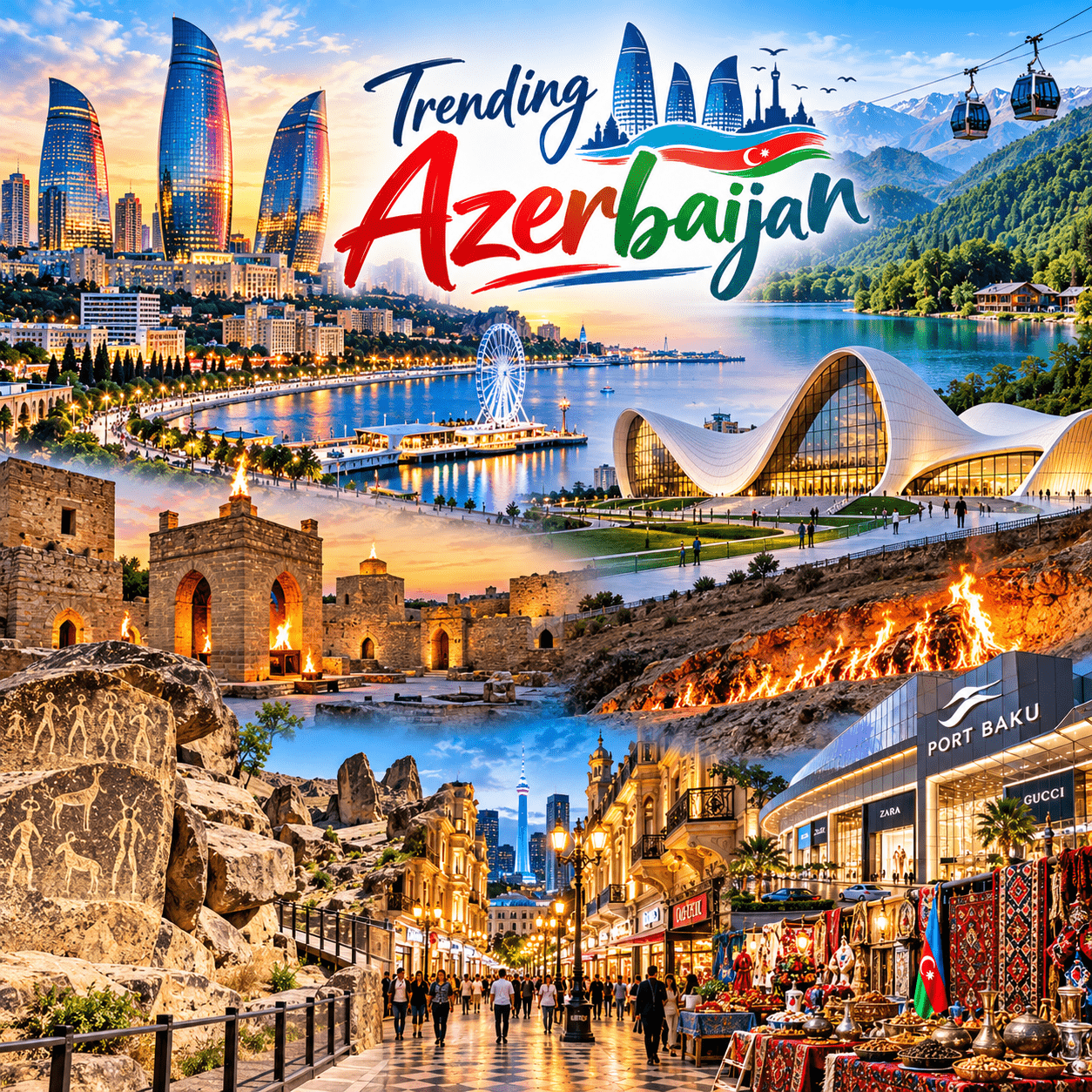 Azerbaijan Tour Package for travellers from SG Highway, Ahmedabad