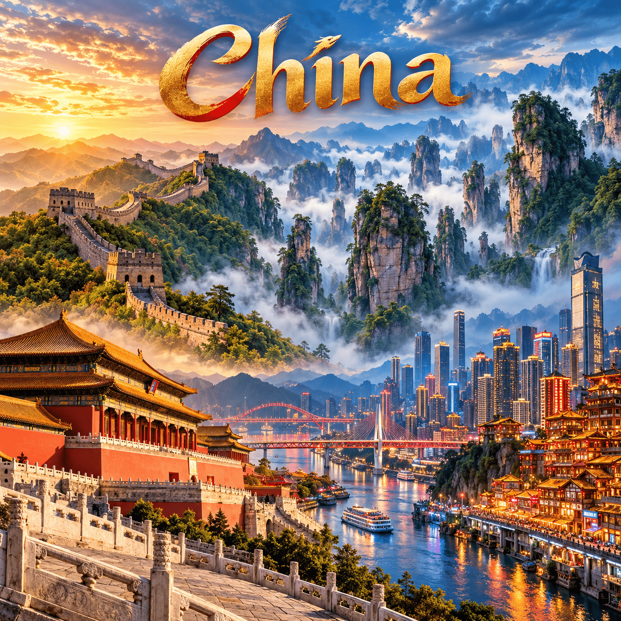 China Tour Package for travellers from Bodakdev, Ahmedabad