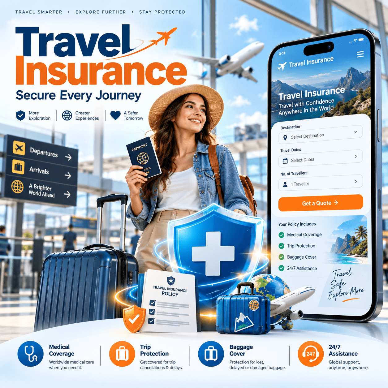 Travel Insurance Service for travellers from Shilaj, Ahmedabad