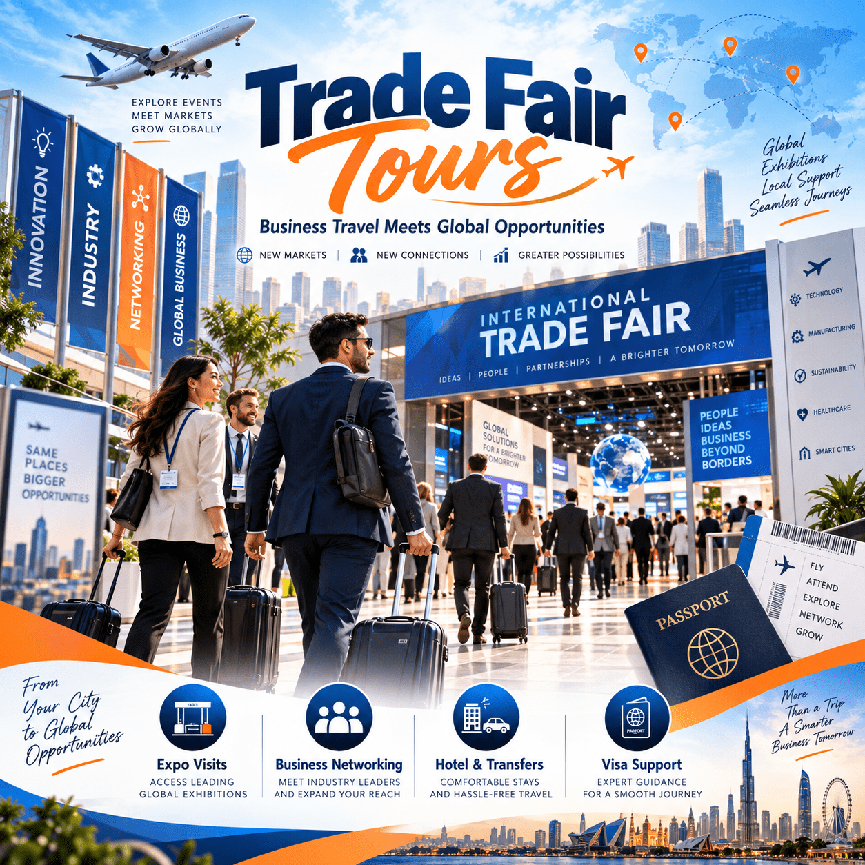 Trade Fair Tours Service for travellers from Shela, Ahmedabad